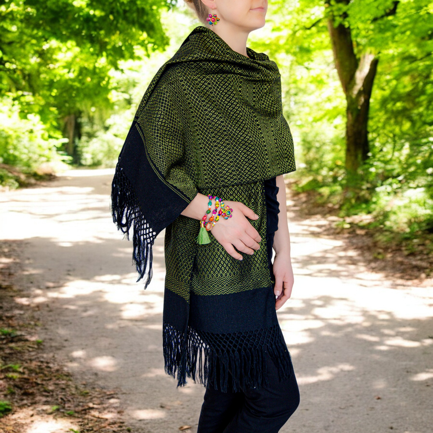 Gewebtes Tuch "Diana" aus Mexiko