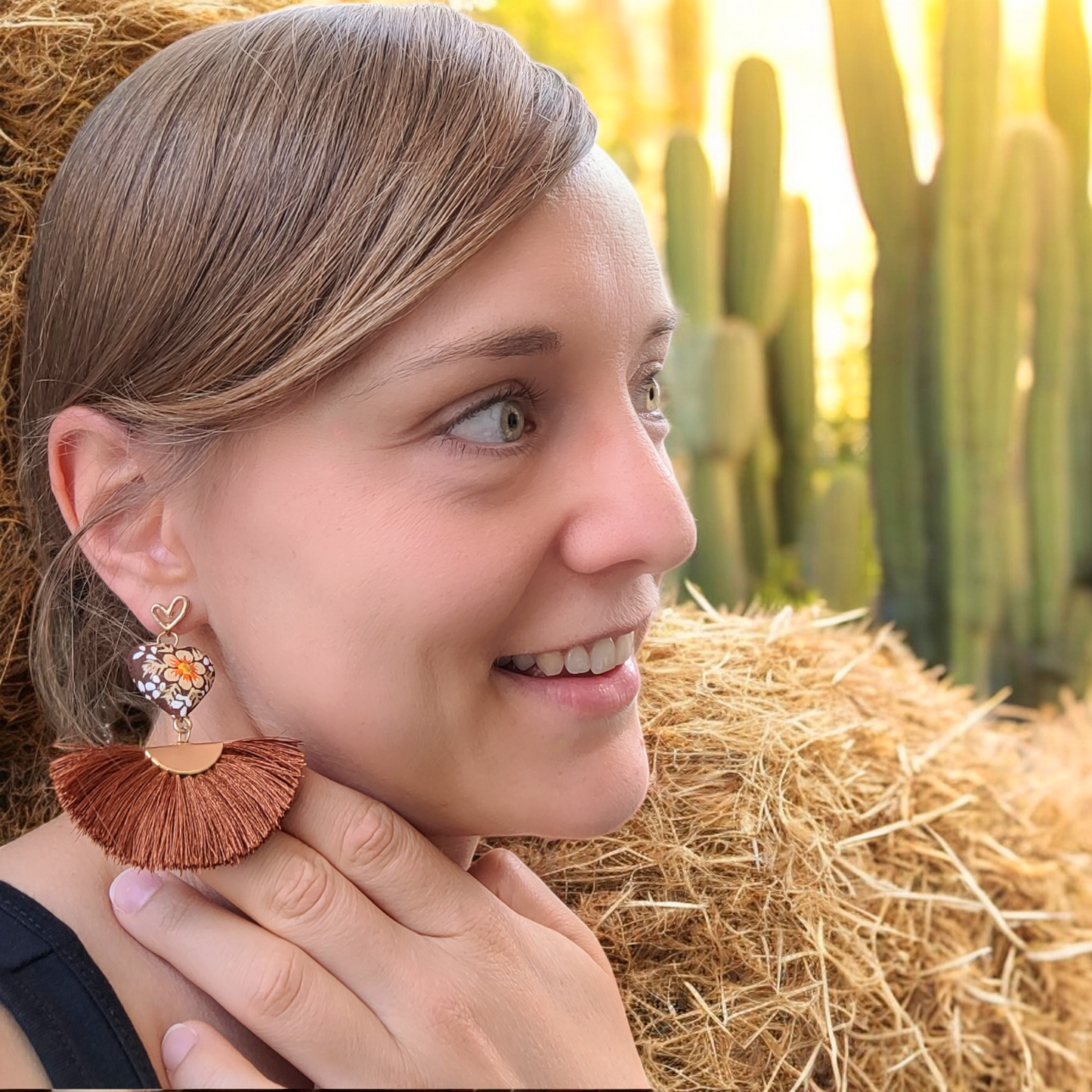 Ohrringe "Abanico" aus Mexiko - in zwei Farben