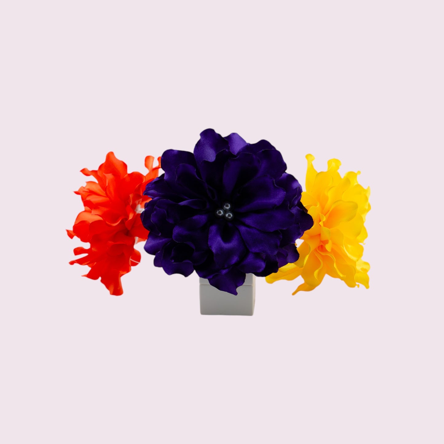 Diadem "Frida" aus Mexiko - gelb-lila-orange