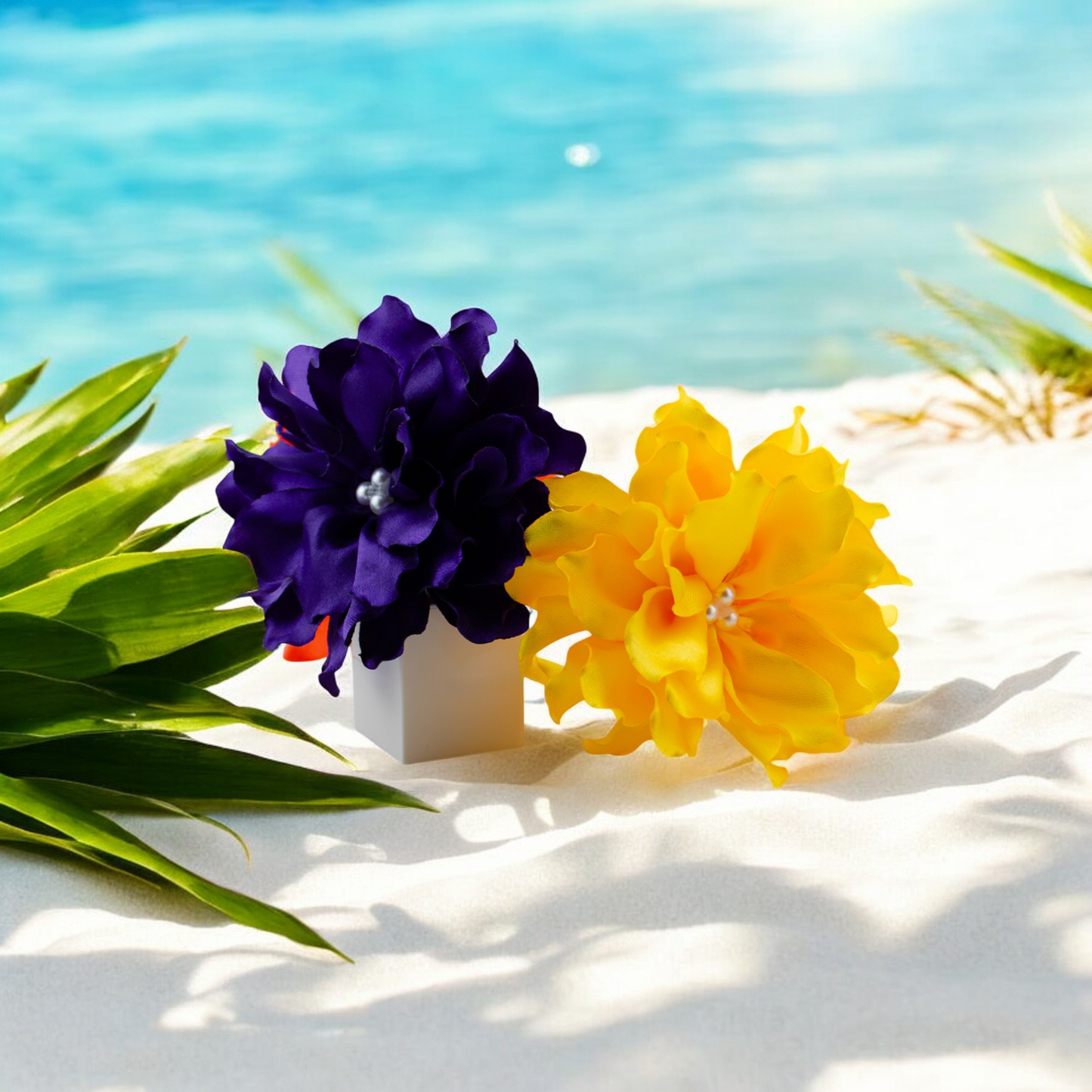 Diadem "Frida" aus Mexiko - gelb-lila-orange