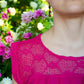 Sommerbluse "Flora" aus Mexiko - pink