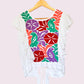 Handbestickte Bluse "Mariposa" aus Mexiko - bunt