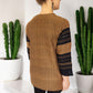Gewebtes Sakko, Jacke "Cocol" aus Mexiko - beige-schwarz