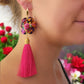 Ohrringe "Mariana" aus Mexiko - pink